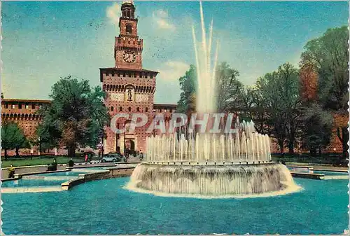 Cartes postales moderne Milano Chateau des Sforza