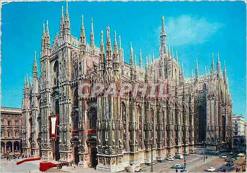 Moderne Karte Milano Le Dome