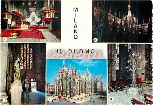 Moderne Karte Milano Altare