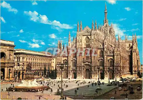 Cartes postales moderne Milano Place du Dome