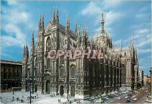 Moderne Karte Milano Place du Dome