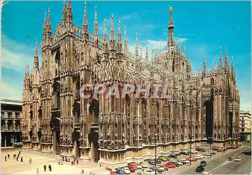 Moderne Karte Milano Il Duomo