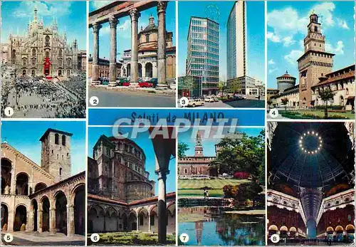 Cartes postales moderne Milano Il Duomo The Cathedral
