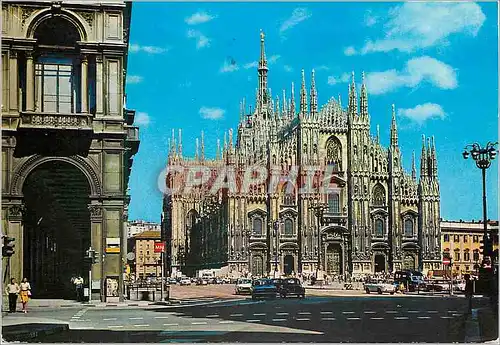 Moderne Karte Milano Place de la Cathedrale