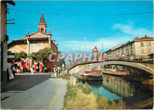 Moderne Karte Milano LA sagra di San Cristoforo sul naviglio