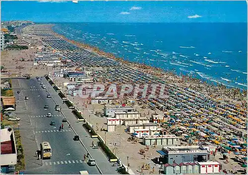 Cartes postales moderne Miramare di Rimini La plage vue de la Mer