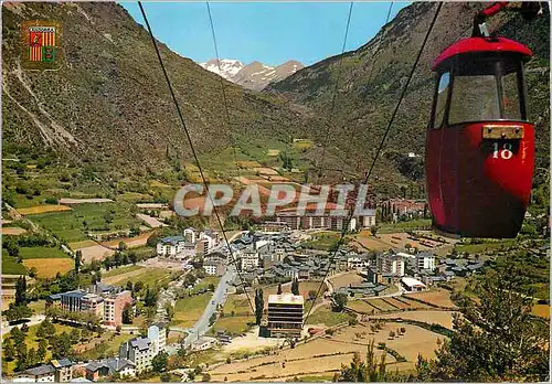 Cartes postales moderne Andorra Valls d'Andorra Telepherique