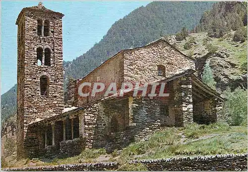 Moderne Karte Andorra Valls d'Andorra Eglise Romane