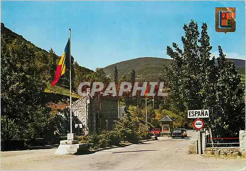 Cartes postales moderne Andorra Valls d'Andorra Frontiere