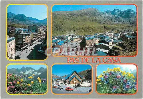 Moderne Karte Andorra Valls d'Andorra Pas de la Casa
