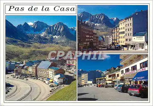 Moderne Karte Andorra Pas de la Casa