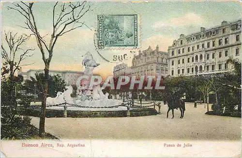 Cartes postales Argentina Buenos-Aires Pasen de Julio