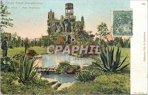 Cartes postales Argentina Buenos-Aires Gruta Plaza Constitucion