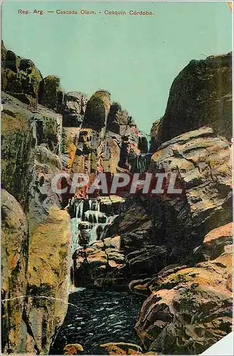 Cartes postales Argentina Cascada Oisin Cosquin Cordoba