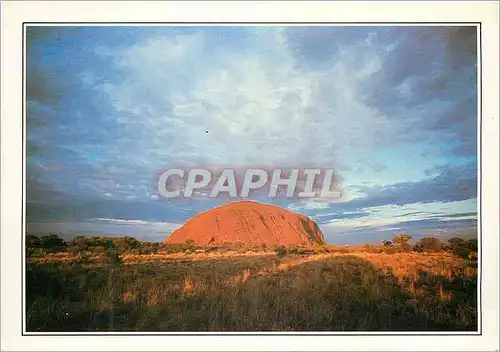 Moderne Karte Australia Territoires du nord Le monolithe d'Ayers Rock