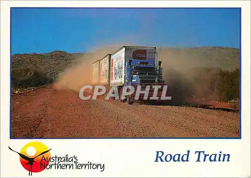 Moderne Karte Australia Northern Territory Road Train