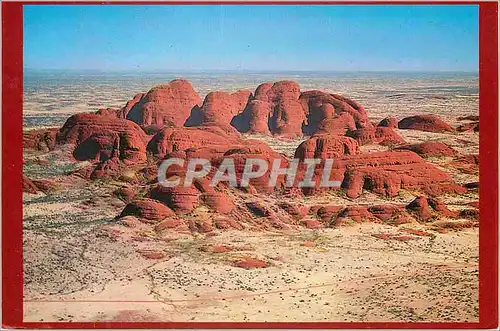 Moderne Karte Australia Aerial View of The Olgas Group