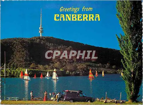 Moderne Karte Australia Canberra