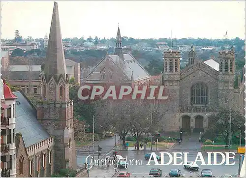 Moderne Karte Adelaide Greetings from Adelaide