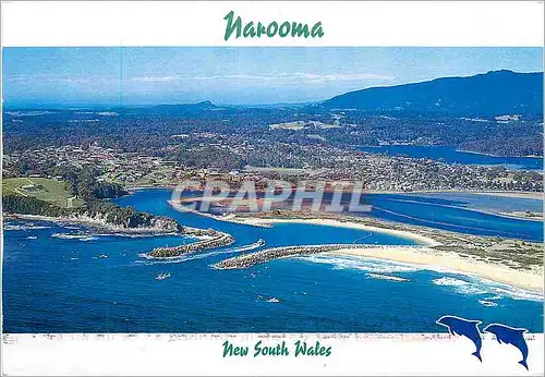 Moderne Karte Australia Narooma New South Wales