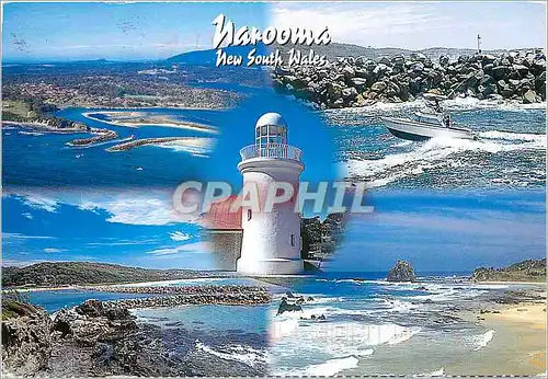 Moderne Karte Australia Narooma New South Wales