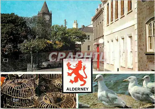 Moderne Karte Alderney St Anne