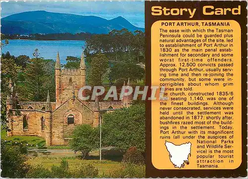 Moderne Karte Australia Tasmania Port Arthur