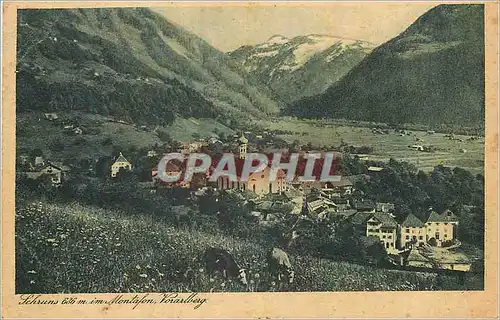 Cartes postales Schruns 585 m im Montafon Vorarlberg