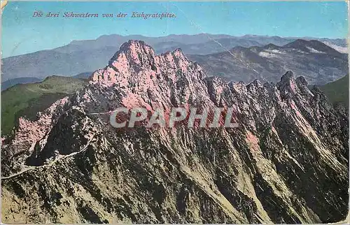Cartes postales Die drei Schroestern von der Kuhgratspitze