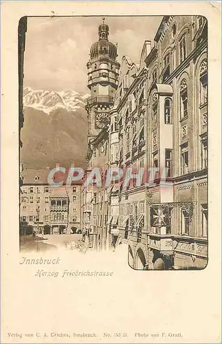 Cartes postales Innsbruck Herzog Friedrichstrasse