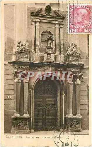 Ansichtskarte AK Salzburg Portal Hofstaligebaude