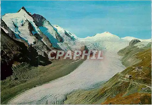 Cartes postales moderne Grobglockner 3788 m mit jahannisberg 3467 m pasterzengletscherund franz josephs hohe 2362 m