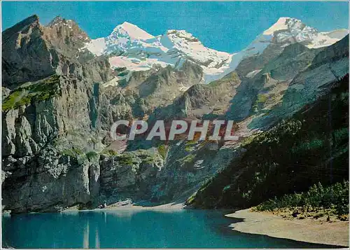 Cartes postales moderne Oeschinensee (kandersleg) bluemlisalpgruppe