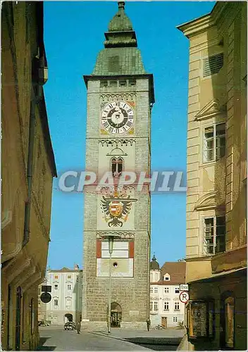 Cartes postales moderne Der ennser stadturm ist 59 m hoch und tourde zwischen 1554 und 1568 ats