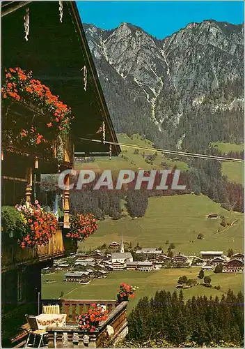 Cartes postales moderne Tiroler bergdor alpbach mit gratlspitze austria