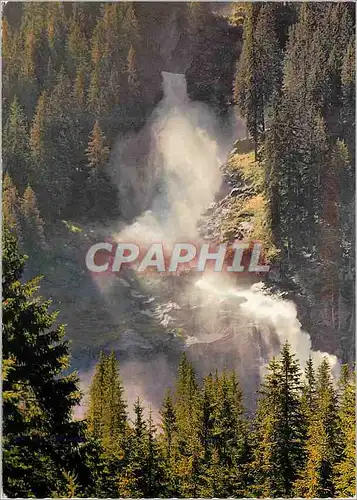 Cartes postales moderne Unterer krimmler wasserfal hochate falle europas fallhohe 400 m