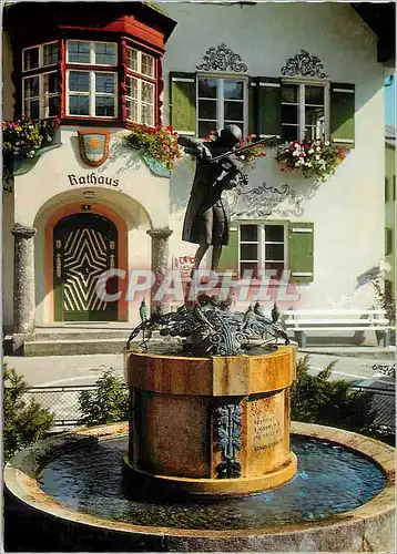 Moderne Karte St gilgen am wolfgangsee mozartbrunnen