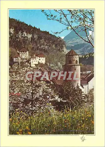 Cartes postales moderne Osterreish von vorarlberg montfortstadt feldkirch schattenburg und katzenturm