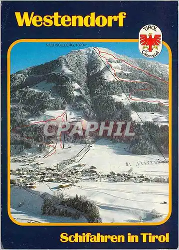 Cartes postales moderne Wintersport und sommererholungsort westendorf im brixental 800 m mit sessellift zum gasthaus cho