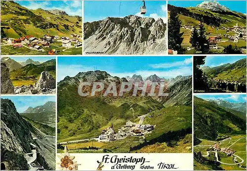 Cartes postales moderne Tirol st christoph am arlberg 1800 m