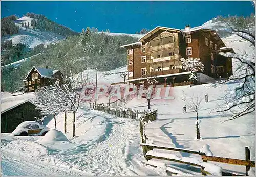 Cartes postales moderne Gasthof pension zimba brand vorarlberg gegen das skigebtet niggenkopt