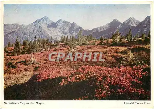 Moderne Karte Bild ns der farbbildkunstserie  hochsteingruppe von der schladminger planai