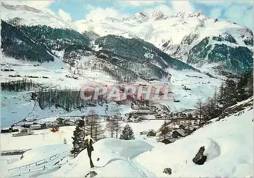 Moderne Karte Tirol ski und sonnenparadies solden 1377 m mit hochsolden 2072 m otztal