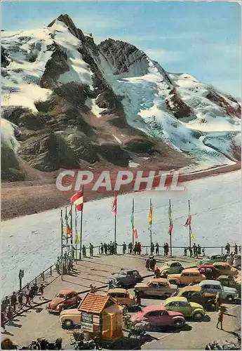 Cartes postales moderne Grossglockner hochalpenstrasse parkpleiz freiwandeck mit grobglockner 3798 m