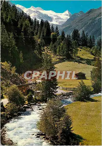 Cartes postales moderne Im stubaital blick gegen zzuckerhutl 3507 m