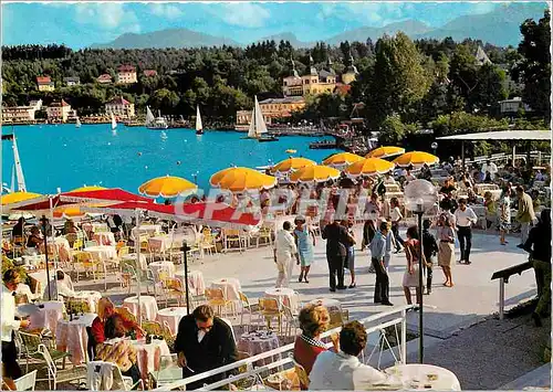 Cartes postales moderne Austria seeterrasse seehotel velnerhof mosslacher velden am wbrthersse