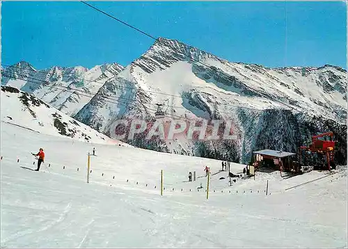 Cartes postales moderne Wintersportplatz mallnitz karrten ebenegg lift und ankogelbehn gegen maresenspitz 2815 m