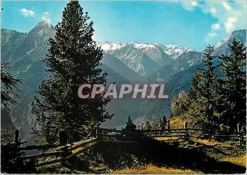Cartes postales moderne Tirol Blick vom penken ins zemmtal mayrhoten zillertal Tristeer mit ingentotock greiner und hoch
