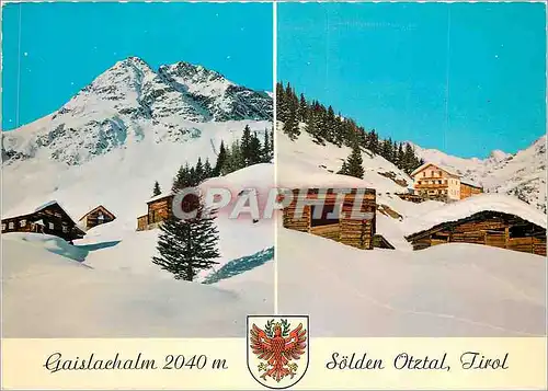 Moderne Karte Tirol gaislachalm 2040 m solden otztal