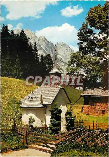 Cartes postales moderne Osterreich Kapelle am hirschbuhel 1156 m mit muhtsturehorn 2234 m an der osterr baye